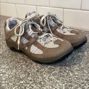 ECCO Receptor Lace Up Leather Hiking Walking Shoes